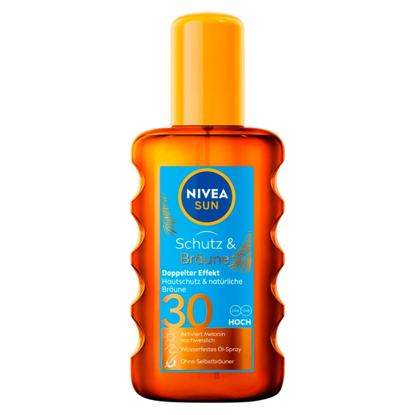 NIVEA Sun Protect & Bronze Öl Spray LSF 30 200ml